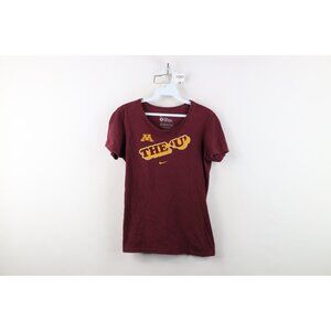 Retro Y2K Nike Womens Small Slim Fit The U University of Minnesota T-Shirt
